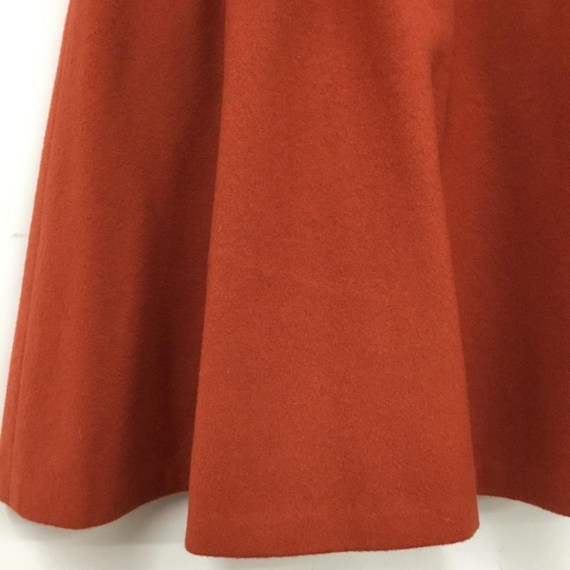 ブルーレーベル・クレストブリッジ BLUE LABEL CRESTBRIDGE スカート ミニスカート ミニスカート フレアスカート 38 無地 橙 / オレンジ / orange レディース USED 古着 中古 10156395