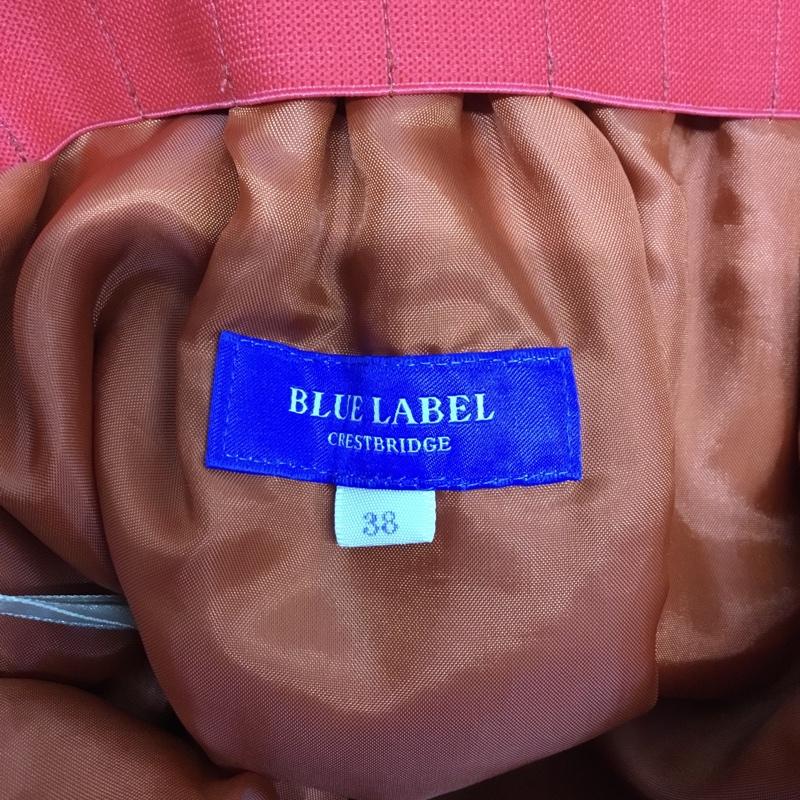 ブルーレーベル・クレストブリッジ BLUE LABEL CRESTBRIDGE スカート ミニスカート ミニスカート フレアスカート 38 無地 橙 / オレンジ / orange レディース USED 古着 中古 10156395