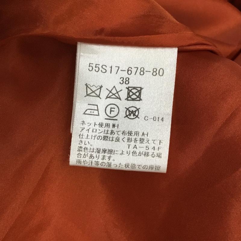 ブルーレーベル・クレストブリッジ BLUE LABEL CRESTBRIDGE スカート ミニスカート ミニスカート フレアスカート 38 無地 橙 / オレンジ / orange レディース USED 古着 中古 10156395