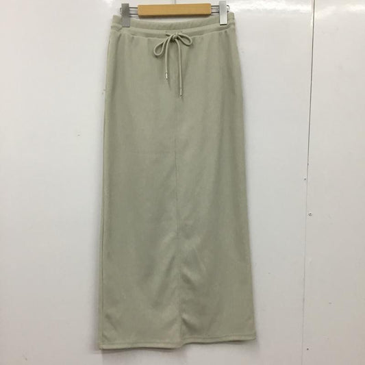 アズールバイマウジー AZUL BY MOUSSY スカート ロングスカート ロングスカート リブカジュアルスカート M 無地 灰 / グレー / gray レディース USED 古着 中古 10156396