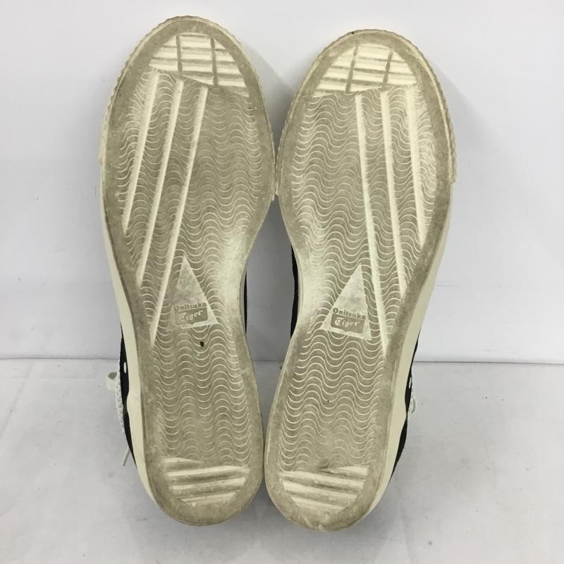 オニツカタイガー ONITSUKA TIGER スニーカー スニーカー ANDREA POMPILIO TH711L OK BASKETBALL LO RB 29cm 29.0cm 無地 白 / ホワイト / white X 黒 / ブラック / black メンズ USED 古着 中古 10156399