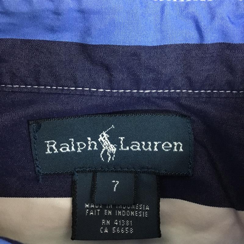 ラルフローレン RALPHLAUREN シャツ、ブラウス 長袖 長袖シャツ ストライプシャツ カラーシャツ 7 ロゴ、文字 マルチカラー / マルチカラー / multicolor ボーイズ USED 古着 中古 10156402