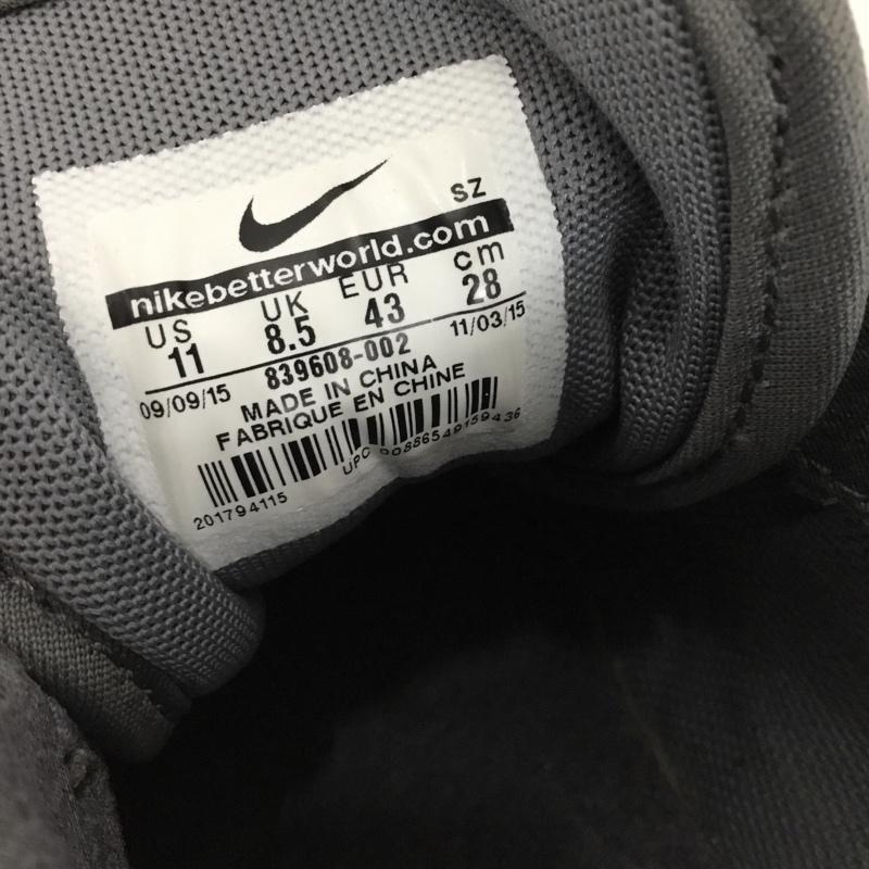 ナイキ NIKE スニーカー スニーカー 839608-002 WMNS AIR MAX 1 PINNACLE 28cm 28.0cm ロゴ、文字 灰 / グレー / gray メンズ USED 古着 中古 10156407