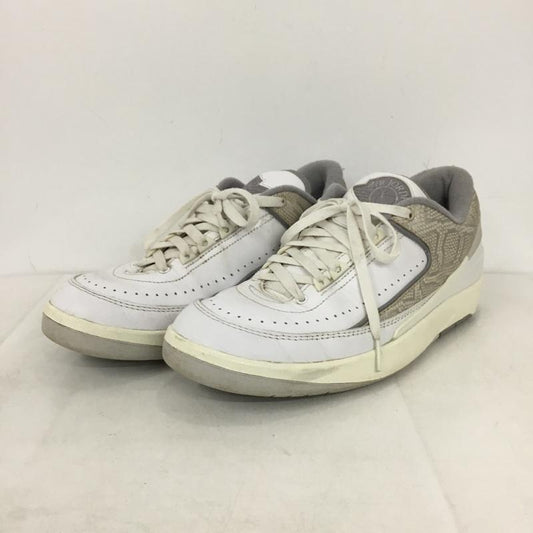 ナイキ NIKE スニーカー スニーカー DV9956-100 AIR JORDAN 2 RETRO LOW パイソン 28cm 28.0cm ロゴ、文字 白 / ホワイト / white X 灰 / グレー / gray X ベージュ / ベージュ / beige メンズ USED 古着 中古 10156409
