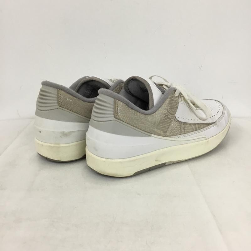 ナイキ NIKE スニーカー スニーカー DV9956-100 AIR JORDAN 2 RETRO LOW パイソン 28cm 28.0cm ロゴ、文字 白 / ホワイト / white X 灰 / グレー / gray X ベージュ / ベージュ / beige メンズ USED 古着 中古 10156409