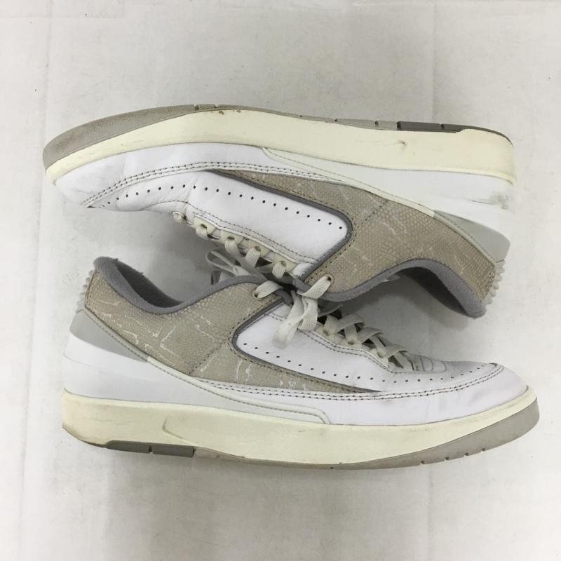 ナイキ NIKE スニーカー スニーカー DV9956-100 AIR JORDAN 2 RETRO LOW パイソン 28cm 28.0cm ロゴ、文字 白 / ホワイト / white X 灰 / グレー / gray X ベージュ / ベージュ / beige メンズ USED 古着 中古 10156409