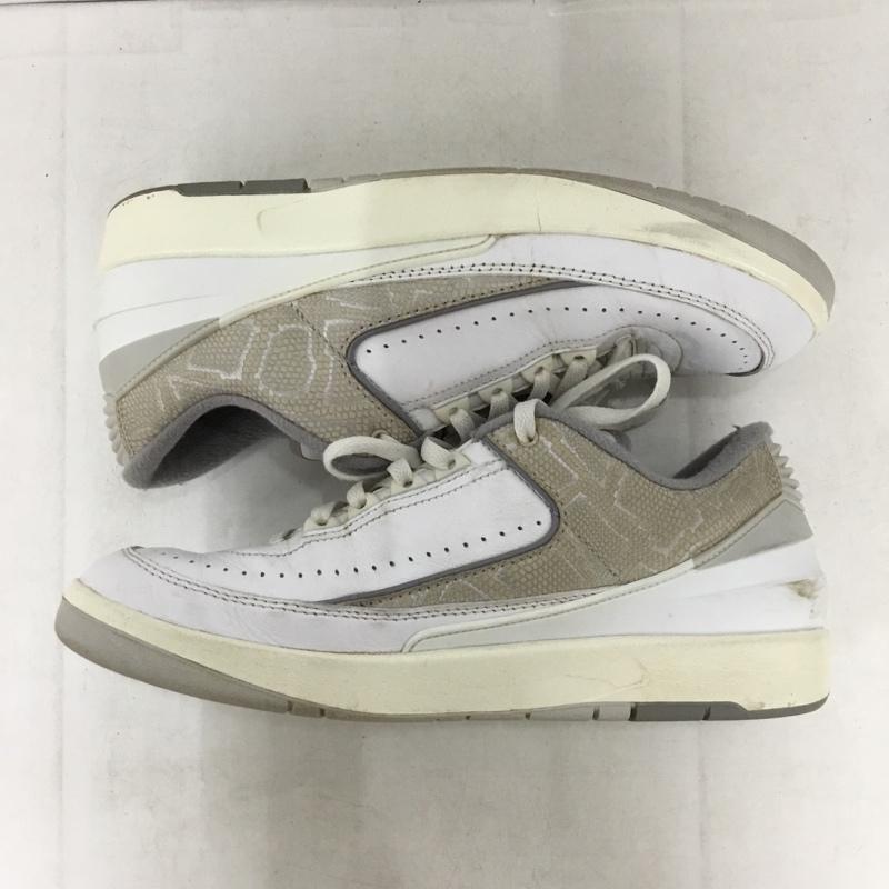 ナイキ NIKE スニーカー スニーカー DV9956-100 AIR JORDAN 2 RETRO LOW パイソン 28cm 28.0cm ロゴ、文字 白 / ホワイト / white X 灰 / グレー / gray X ベージュ / ベージュ / beige メンズ USED 古着 中古 10156409