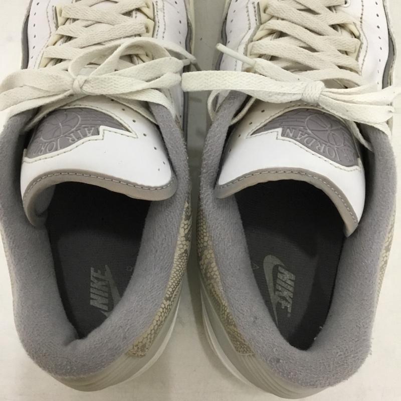 ナイキ NIKE スニーカー スニーカー DV9956-100 AIR JORDAN 2 RETRO LOW パイソン 28cm 28.0cm ロゴ、文字 白 / ホワイト / white X 灰 / グレー / gray X ベージュ / ベージュ / beige メンズ USED 古着 中古 10156409