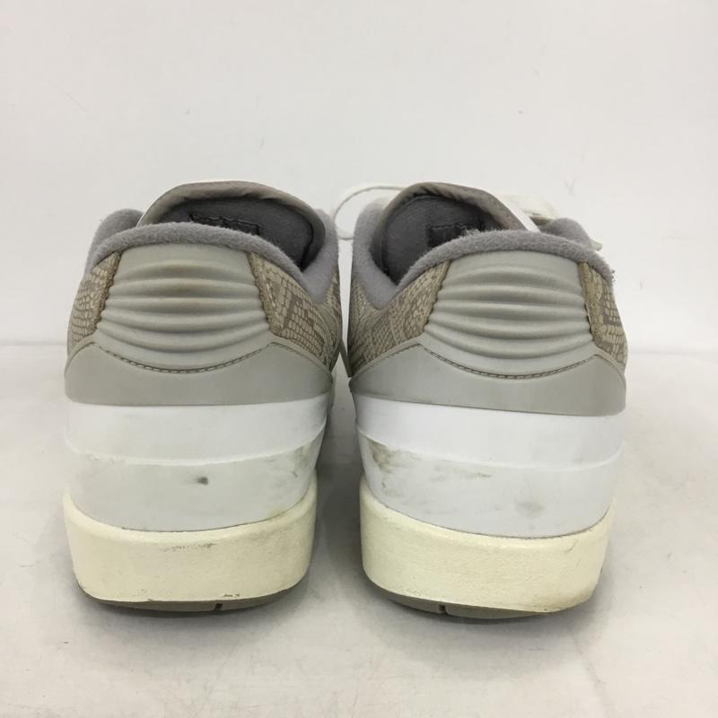 ナイキ NIKE スニーカー スニーカー DV9956-100 AIR JORDAN 2 RETRO LOW パイソン 28cm 28.0cm ロゴ、文字 白 / ホワイト / white X 灰 / グレー / gray X ベージュ / ベージュ / beige メンズ USED 古着 中古 10156409