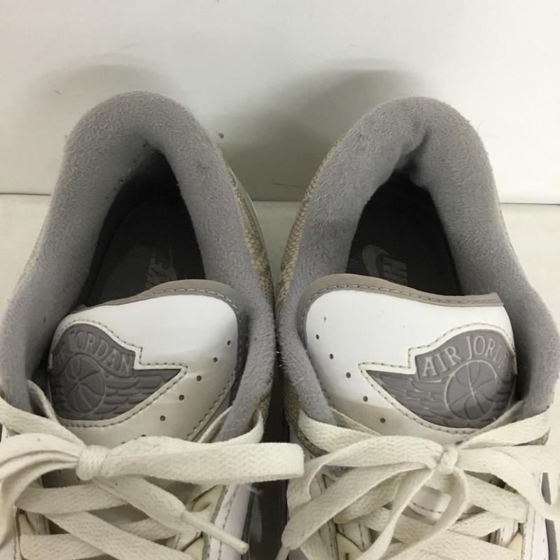 ナイキ NIKE スニーカー スニーカー DV9956-100 AIR JORDAN 2 RETRO LOW パイソン 28cm 28.0cm ロゴ、文字 白 / ホワイト / white X 灰 / グレー / gray X ベージュ / ベージュ / beige メンズ USED 古着 中古 10156409