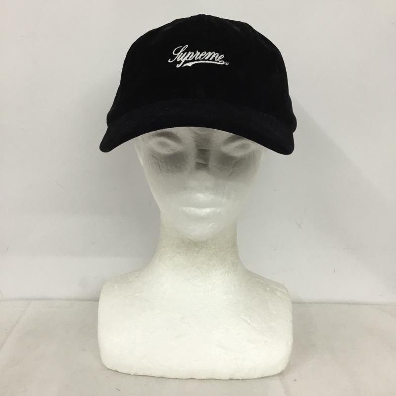 シュプリーム Supreme 帽子 キャップ Velvet 2-Tone 6-Panel 21AW 21FW ロゴ、文字 黒 / ブラック / black メンズ USED 古着 中古 10156411