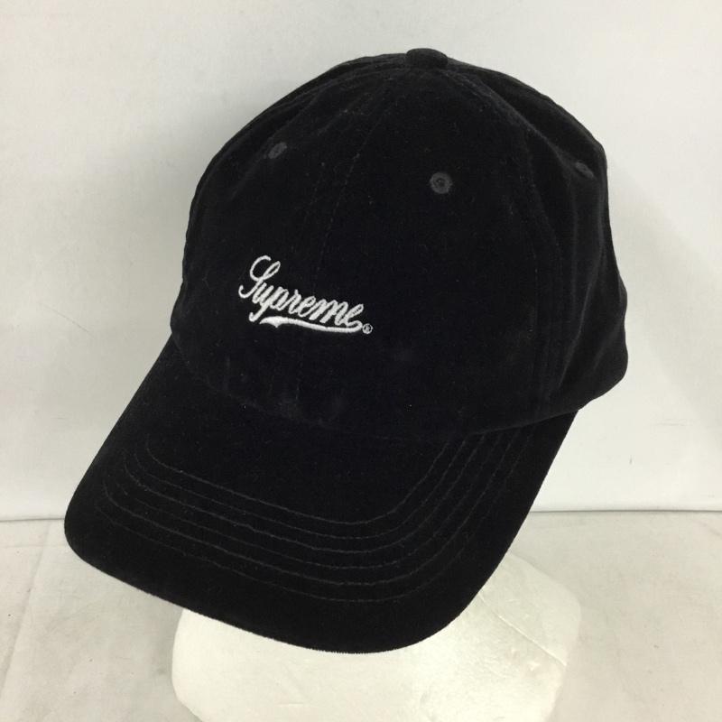 シュプリーム Supreme 帽子 キャップ Velvet 2-Tone 6-Panel 21AW 21FW ロゴ、文字 黒 / ブラック / black メンズ USED 古着 中古 10156411