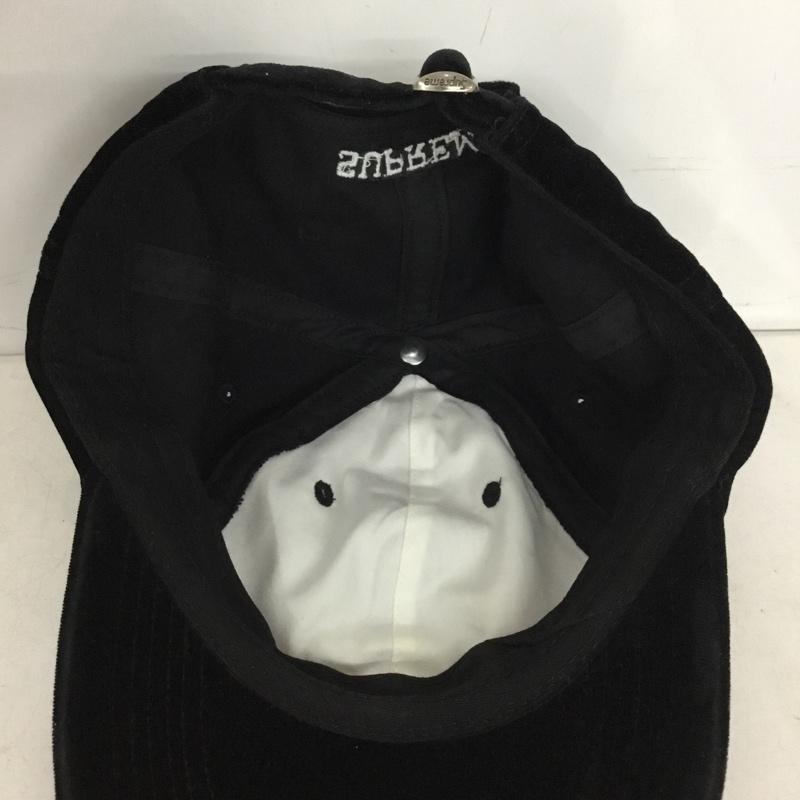 シュプリーム Supreme 帽子 キャップ Velvet 2-Tone 6-Panel 21AW 21FW ロゴ、文字 黒 / ブラック / black メンズ USED 古着 中古 10156411