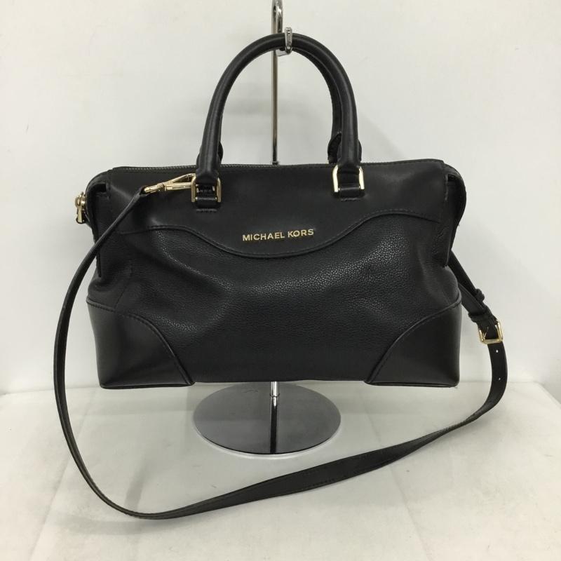 マイケルコース MICHAEL KORS ハンドバッグ ハンドバッグ 30F9GYYS1L ショルダーバッグ 2WAY ロゴ、文字 黒 / ブラック / black レディース USED 古着 中古 10156416