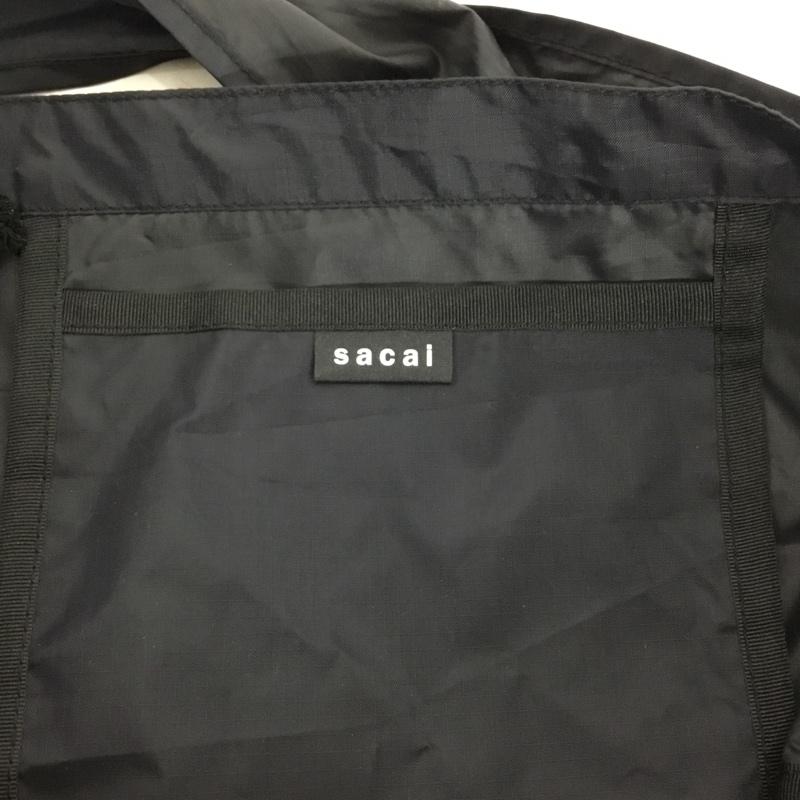 シティー カントリー シティー CITY COUNTRY CITY ショルダーバッグ ショルダーバッグ sacai エコバッグ LPバッグ ロゴ、文字 黒 / ブラック / black メンズ USED 古着 中古 10156418