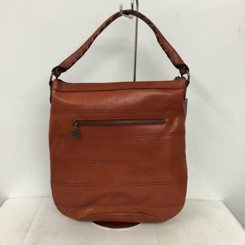 アナスイ ANNASUI トートバッグ トートバッグ レザー 2WAY ショルダーバッグ ロゴ、文字 茶 / ブラウン / brown レディース USED 古着 中古 10156419