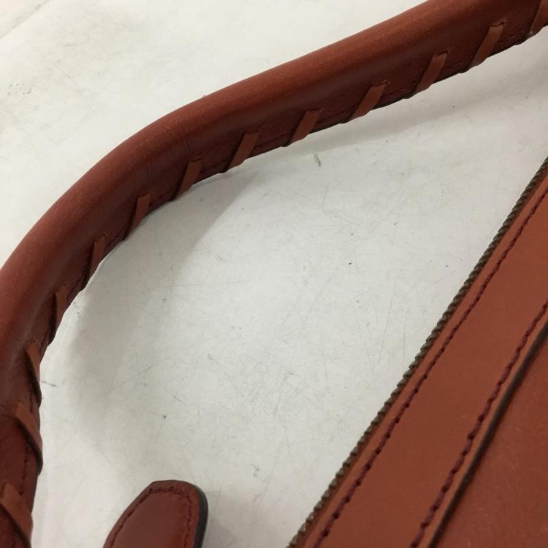 アナスイ ANNASUI トートバッグ トートバッグ レザー 2WAY ショルダーバッグ ロゴ、文字 茶 / ブラウン / brown レディース USED 古着 中古 10156419