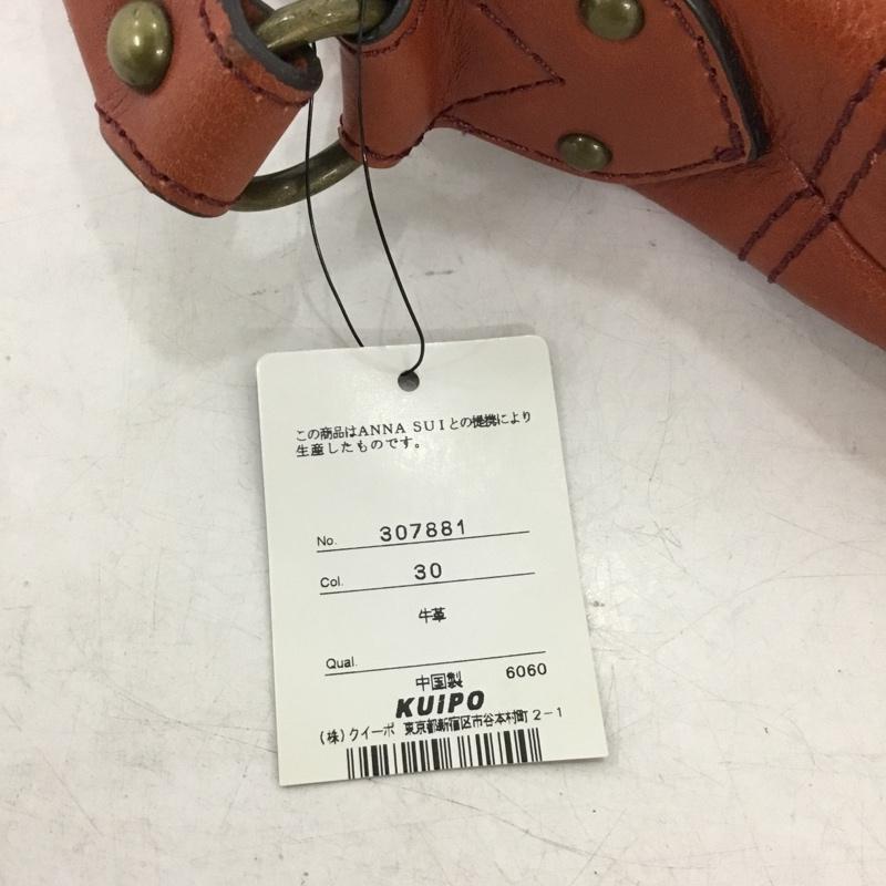 アナスイ ANNASUI トートバッグ トートバッグ レザー 2WAY ショルダーバッグ ロゴ、文字 茶 / ブラウン / brown レディース USED 古着 中古 10156419