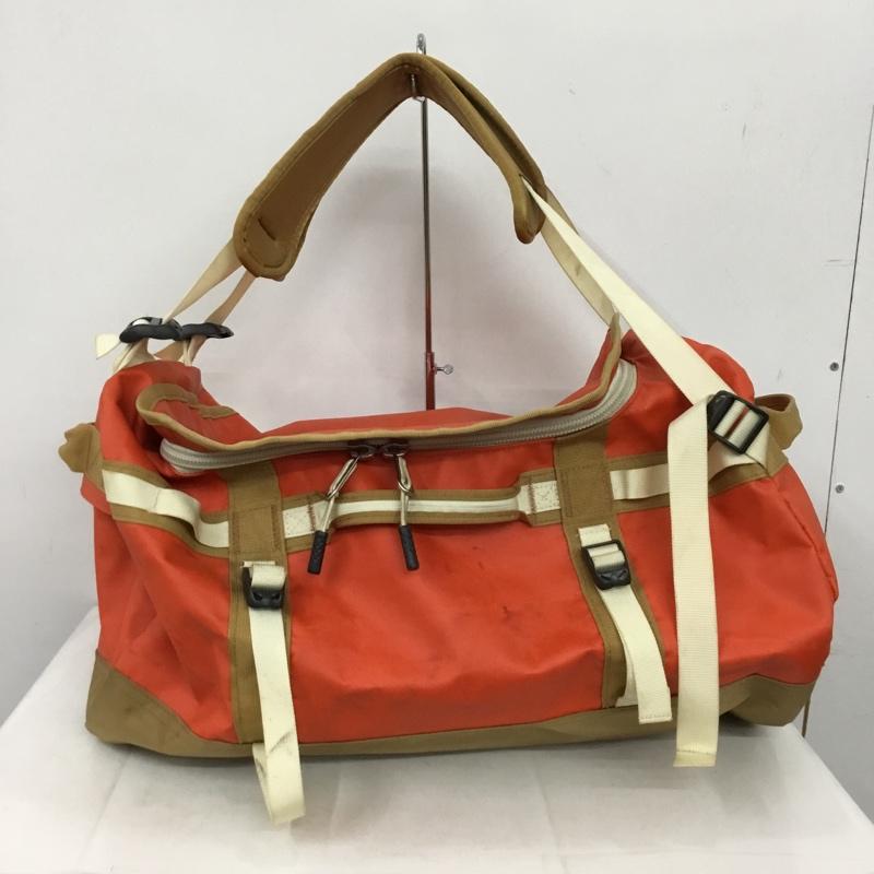 ザノースフェイス THE NORTH FACE ボストンバッグ ボストンバッグ NF00CWW3 ダッフルバッグ ロゴ、文字 橙 / オレンジ / orange X ベージュ / ベージュ / beige メンズ USED 古着 中古 10156420