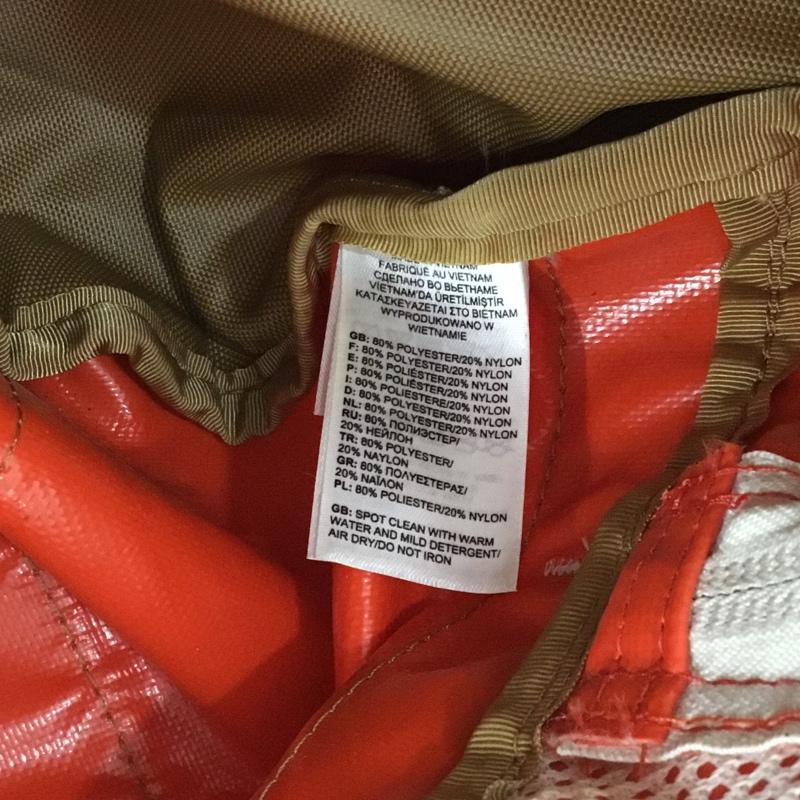 ザノースフェイス THE NORTH FACE ボストンバッグ ボストンバッグ NF00CWW3 ダッフルバッグ ロゴ、文字 橙 / オレンジ / orange X ベージュ / ベージュ / beige メンズ USED 古着 中古 10156420