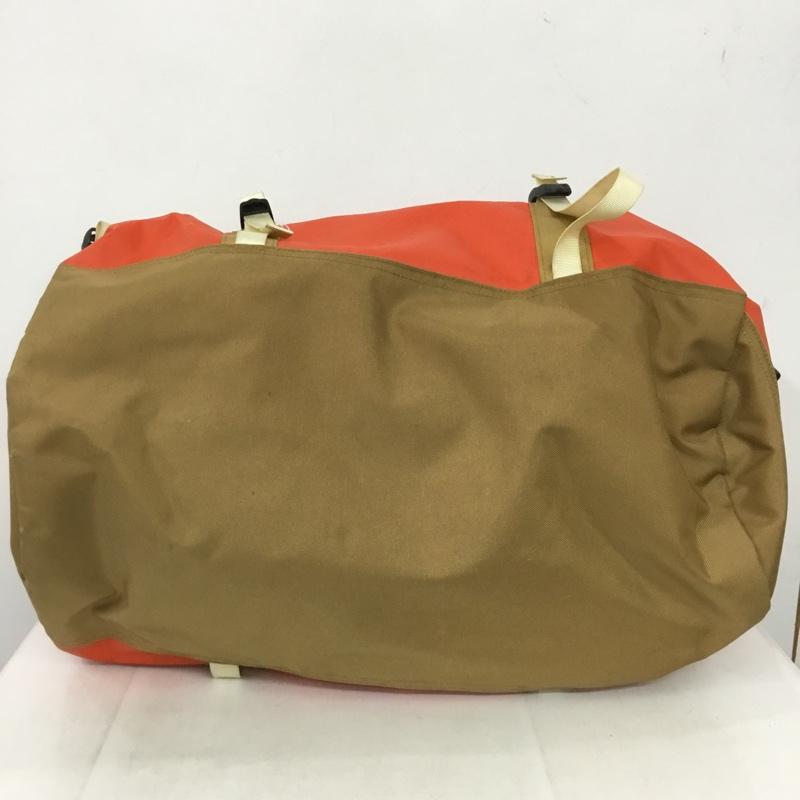 ザノースフェイス THE NORTH FACE ボストンバッグ ボストンバッグ NF00CWW3 ダッフルバッグ ロゴ、文字 橙 / オレンジ / orange X ベージュ / ベージュ / beige メンズ USED 古着 中古 10156420