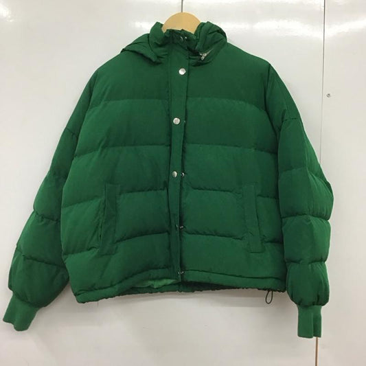ジュエティ jouetie ジャケット、上着 ダウンジャケット 081850200501-1 カラーフードダウン フェザー M 無地 緑 / グリーン / green レディース USED 古着 中古 10156423