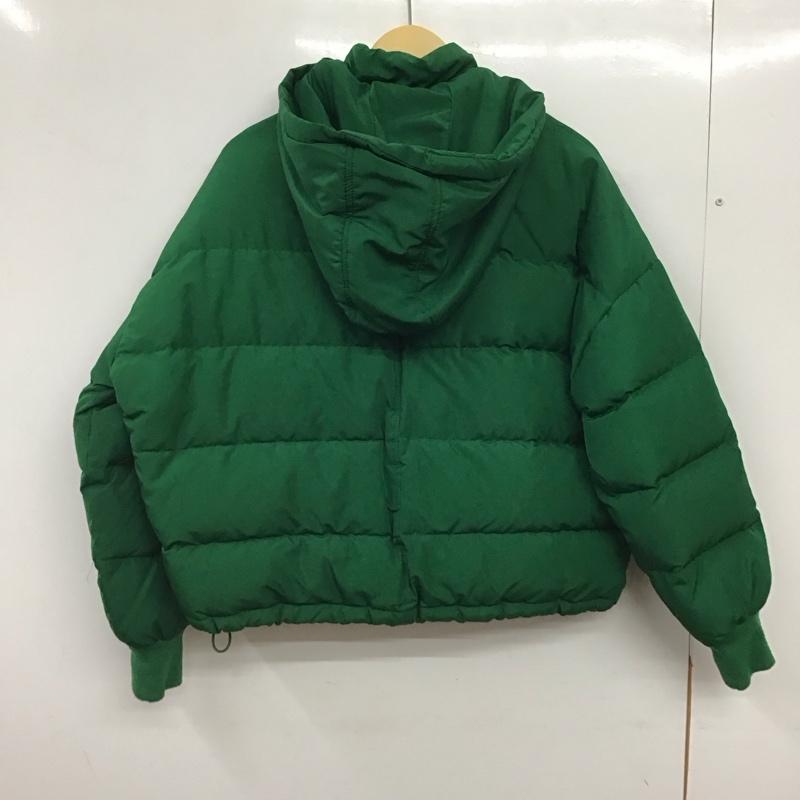 ジュエティ jouetie ジャケット、上着 ダウンジャケット 081850200501-1 カラーフードダウン フェザー M 無地 緑 / グリーン / green レディース USED 古着 中古 10156423