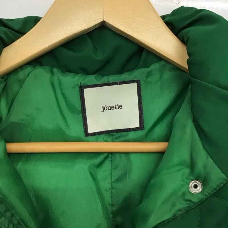 ジュエティ jouetie ジャケット、上着 ダウンジャケット 081850200501-1 カラーフードダウン フェザー M 無地 緑 / グリーン / green レディース USED 古着 中古 10156423