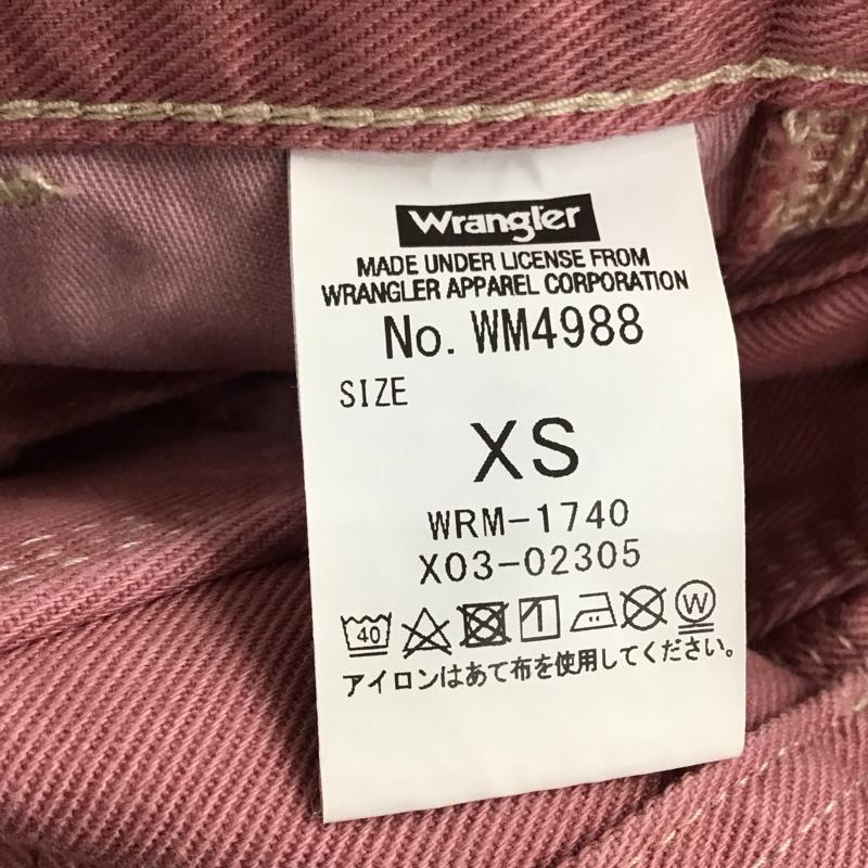 ラングラー Wrangler パンツ ワークパンツ、ペインターパンツ WM4988 ルーズシルエット ワイドパンツ XS 無地 桃 / ピンク / pink レディース USED 古着 中古 10156431