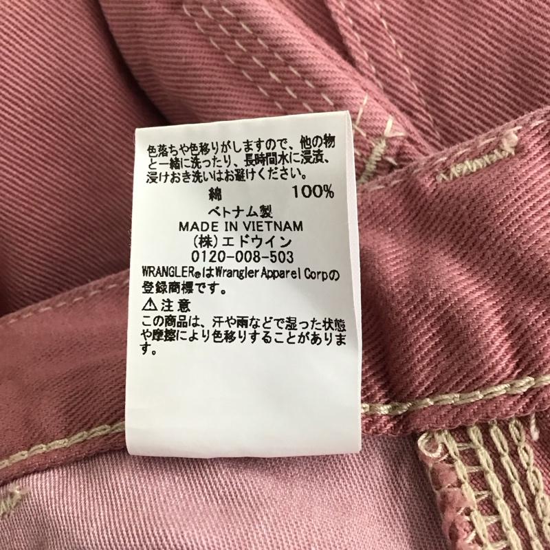 ラングラー Wrangler パンツ ワークパンツ、ペインターパンツ WM4988 ルーズシルエット ワイドパンツ XS 無地 桃 / ピンク / pink レディース USED 古着 中古 10156431