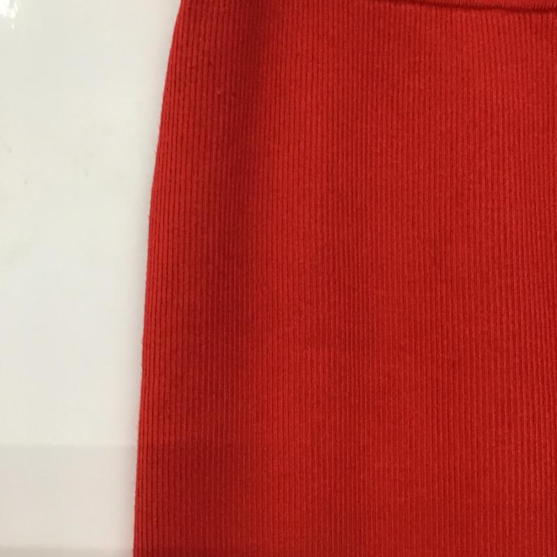 ジーナシス JEANASIS ボトムス ボトムス JS430273MC リブニットパンツ フレアパンツ FREE 無地 赤 / レッド / red レディース USED 古着 中古 10156433