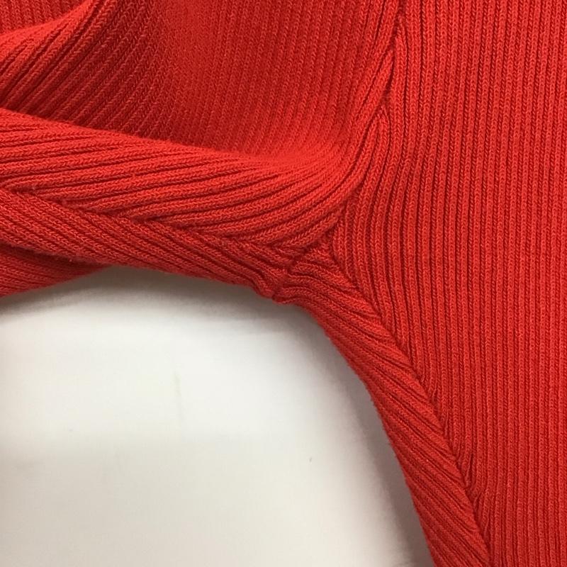 ジーナシス JEANASIS ボトムス ボトムス JS430273MC リブニットパンツ フレアパンツ FREE 無地 赤 / レッド / red レディース USED 古着 中古 10156433