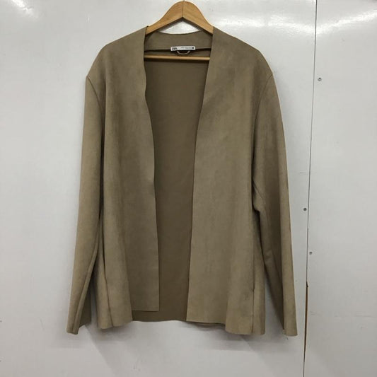 ザラ ZARA カーディガン 長袖 3548 610 710 XL 無地 ベージュ / ベージュ / beige レディース USED 古着 中古 10156437