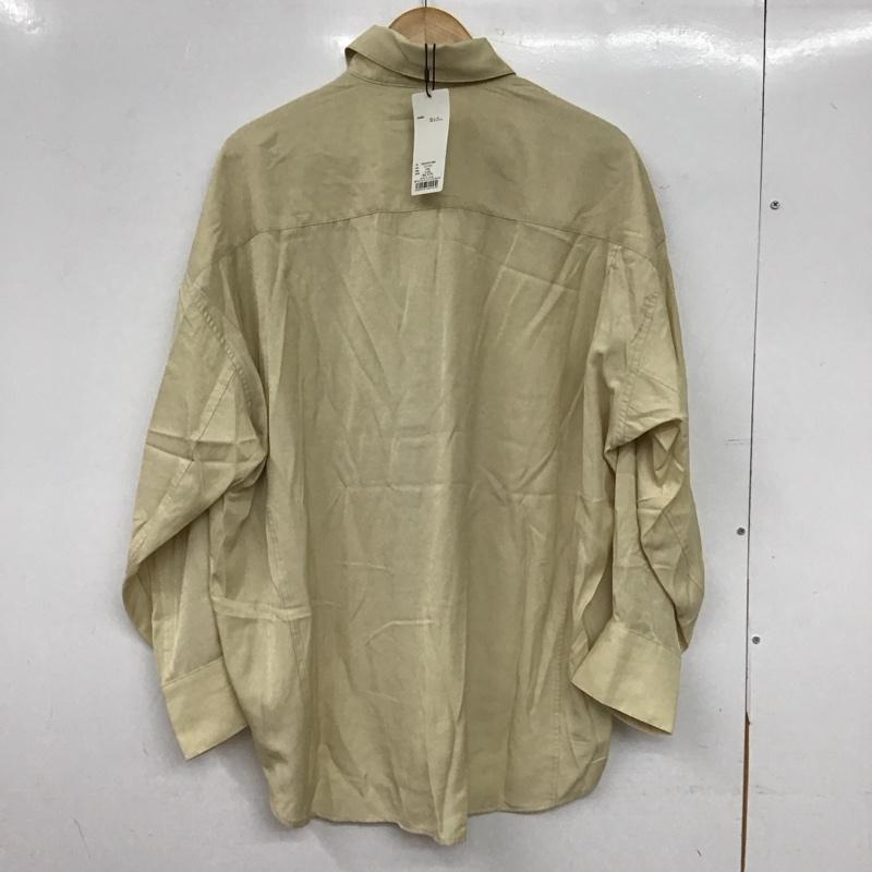 マウジー MOUSSY シャツ、ブラウス 長袖 029GSA30-0000 オーバーシャツ タグ付き FREE 無地 アイボリー / アイボリー / レディース USED 古着 中古 10156439