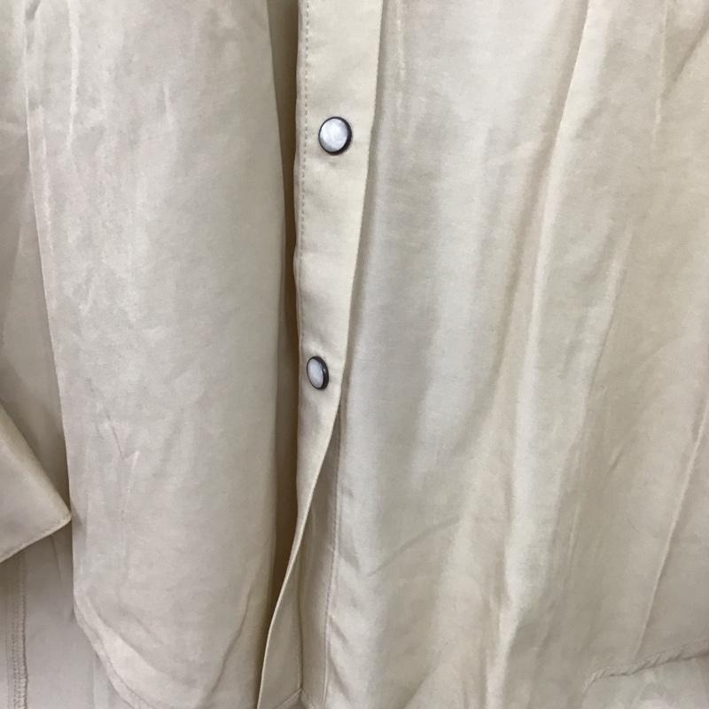 マウジー MOUSSY シャツ、ブラウス 長袖 029GSA30-0000 オーバーシャツ タグ付き FREE 無地 アイボリー / アイボリー / レディース USED 古着 中古 10156439
