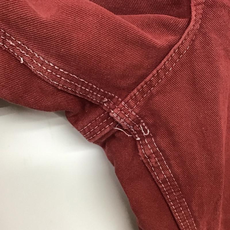 カーハート Carhartt パンツ ワークパンツ、ペインターパンツ ワークパンツ ワイドパンツ カジュアルパンツ 31インチ ロゴ、文字 えんじ / ワインレッド / dark red メンズ USED 古着 中古 10156445