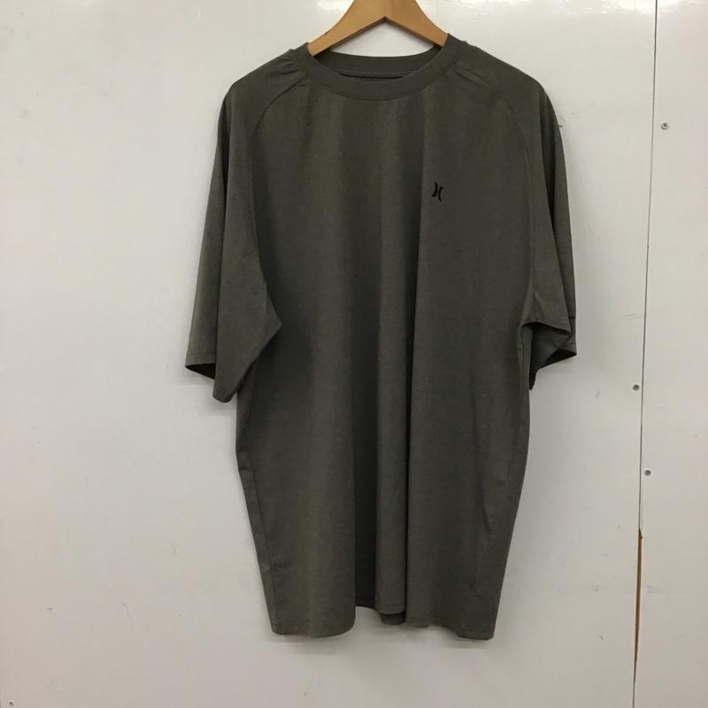 ハーレー Hurley Tシャツ 半袖 半袖カットソー プリントTシャツ クルーネックカットソー XL ロゴ、文字 チャコールグレー / チャコールグレー / メンズ USED 古着 中古 10156450