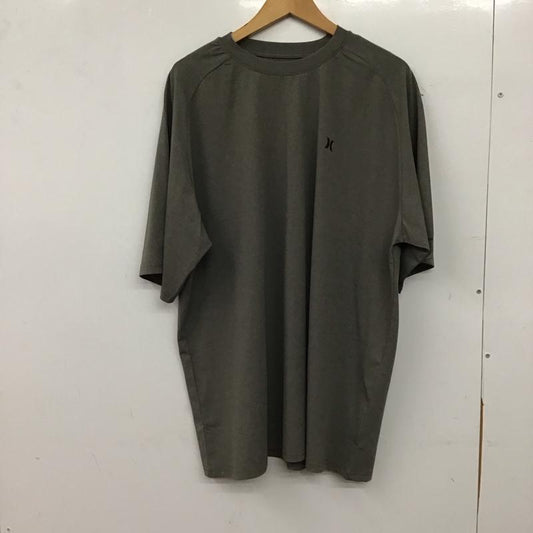 ハーレー Hurley Tシャツ 半袖 半袖カットソー プリントTシャツ クルーネックカットソー XL ロゴ、文字 チャコールグレー / チャコールグレー / メンズ USED 古着 中古 10156450