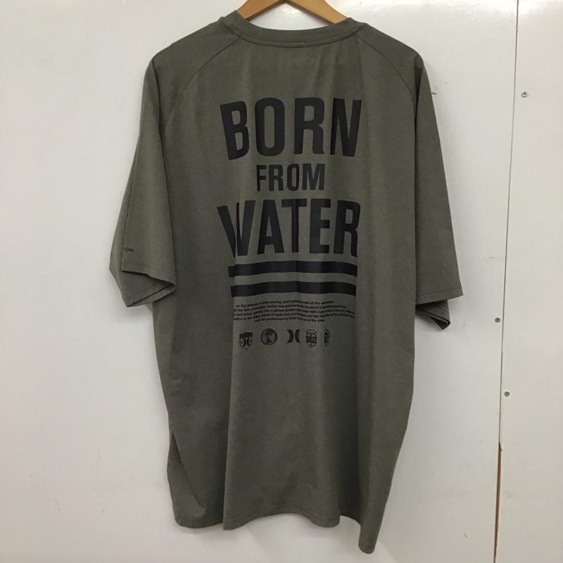 ハーレー Hurley Tシャツ 半袖 半袖カットソー プリントTシャツ クルーネックカットソー XL ロゴ、文字 チャコールグレー / チャコールグレー / メンズ USED 古着 中古 10156450