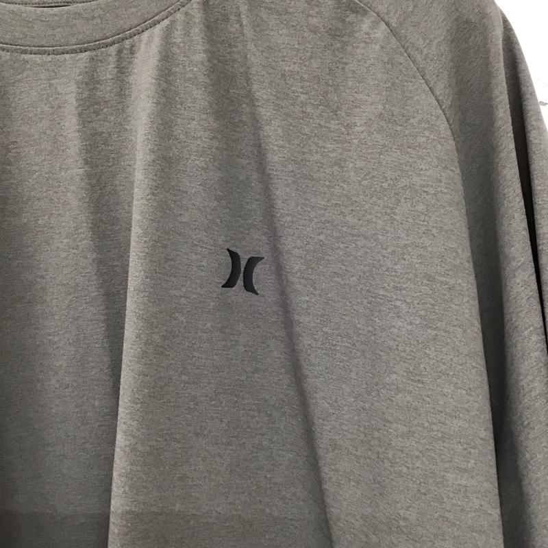 ハーレー Hurley Tシャツ 半袖 半袖カットソー プリントTシャツ クルーネックカットソー XL ロゴ、文字 チャコールグレー / チャコールグレー / メンズ USED 古着 中古 10156450