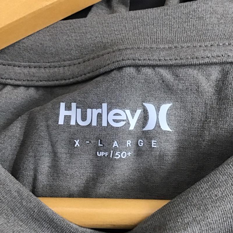 ハーレー Hurley Tシャツ 半袖 半袖カットソー プリントTシャツ クルーネックカットソー XL ロゴ、文字 チャコールグレー / チャコールグレー / メンズ USED 古着 中古 10156450