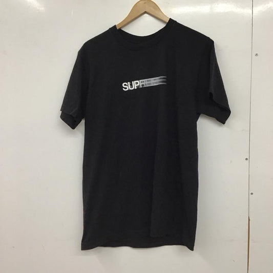 シュプリーム Supreme Tシャツ 半袖 半袖カットソー プリントTシャツ クルーネックカットソー M ロゴ、文字 黒 / ブラック / black メンズ USED 古着 中古 10156452