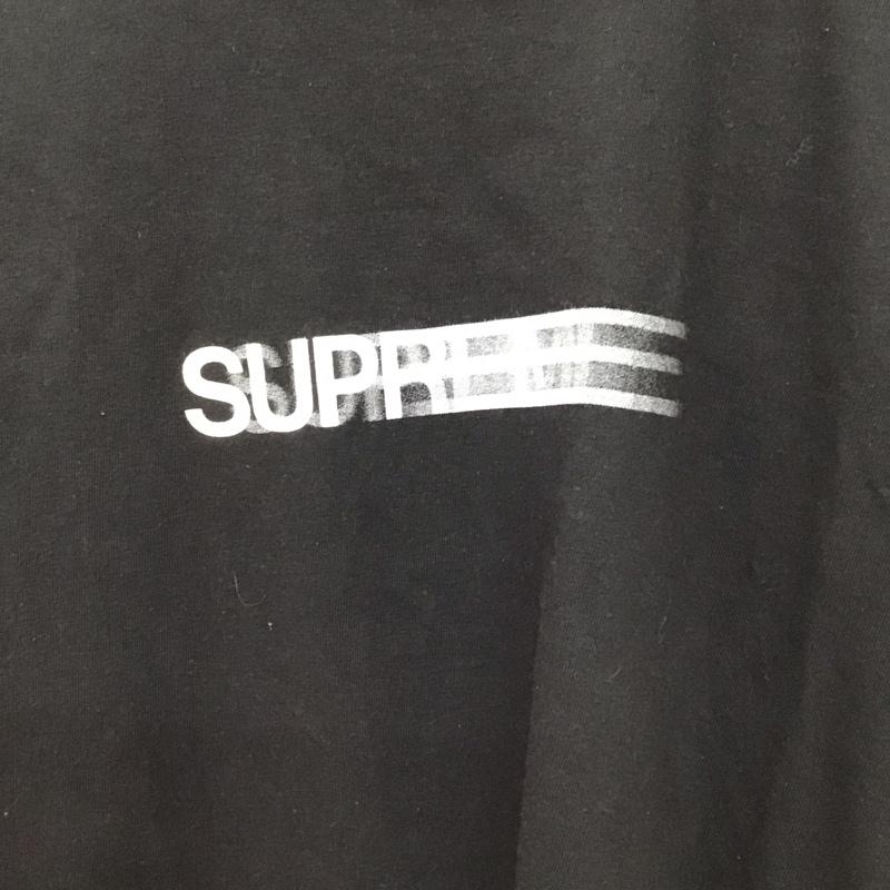 シュプリーム Supreme Tシャツ 半袖 半袖カットソー プリントTシャツ クルーネックカットソー M ロゴ、文字 黒 / ブラック / black メンズ USED 古着 中古 10156452