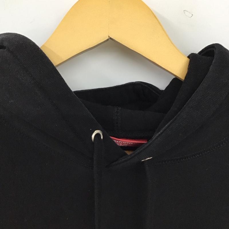 シュプリーム Supreme パーカー 長袖 FW15 クラシックスクリプトロゴプルオーバーパーカー M ロゴ、文字 黒 / ブラック / black メンズ USED 古着 中古 10156453
