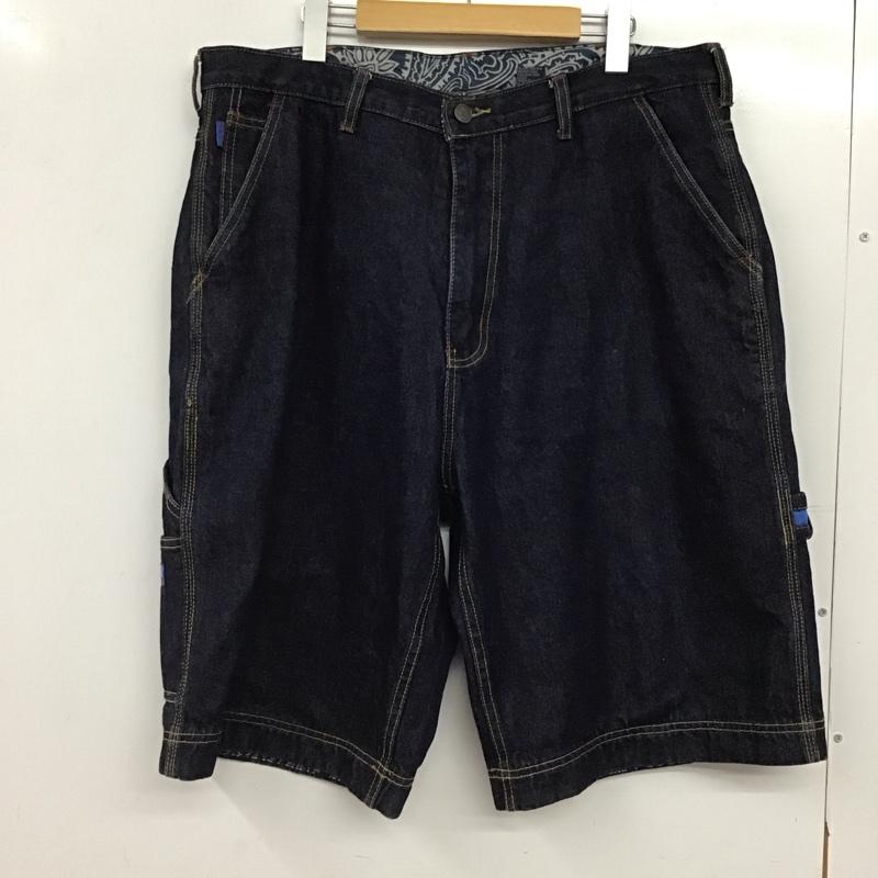 古着 USED パンツ ショートパンツ ショートパンツ ハーフパンツ デニムパンツ 38インチ ロゴ、文字 インディゴ / インディゴ / Indigo メンズ USED 古着 中古 10156455