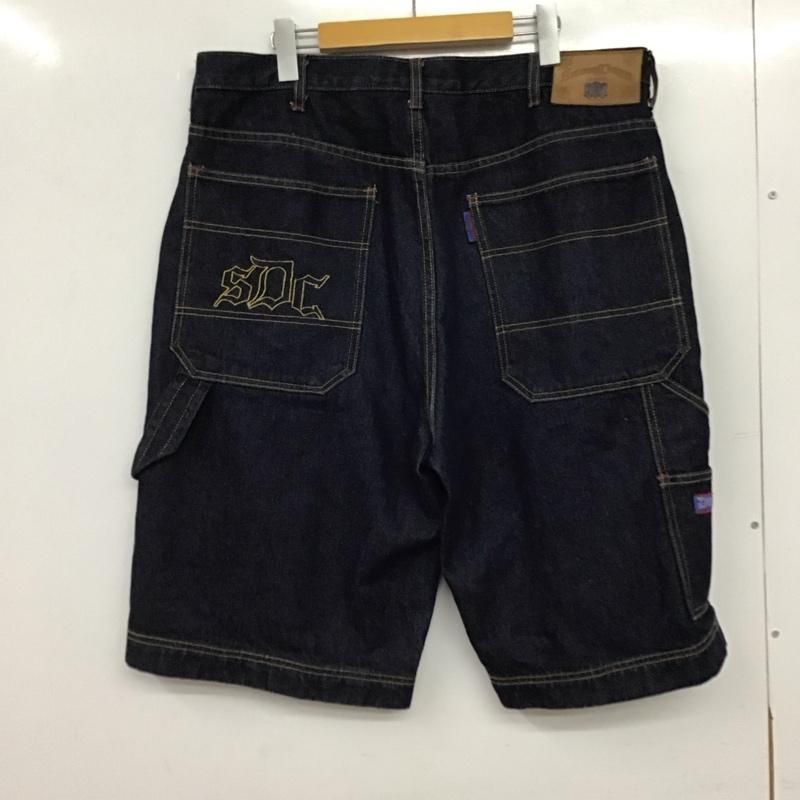 古着 USED パンツ ショートパンツ ショートパンツ ハーフパンツ デニムパンツ 38インチ ロゴ、文字 インディゴ / インディゴ / Indigo メンズ USED 古着 中古 10156455