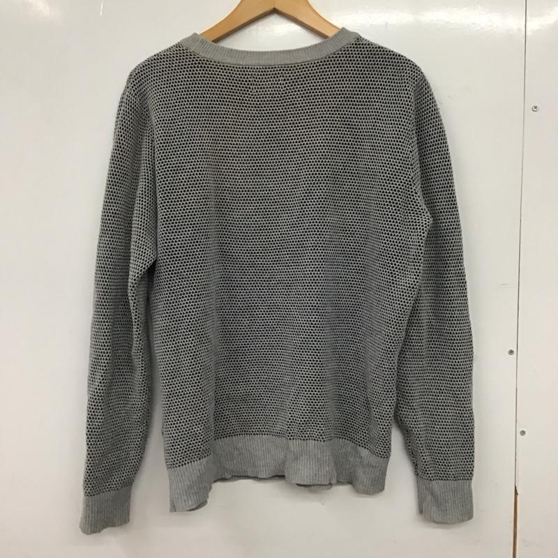 ビームス BEAMS ニット、セーター 長袖 長袖ニットカットソー クルーネック セーター S  灰 / グレー / gray メンズ USED 古着 中古 10156457