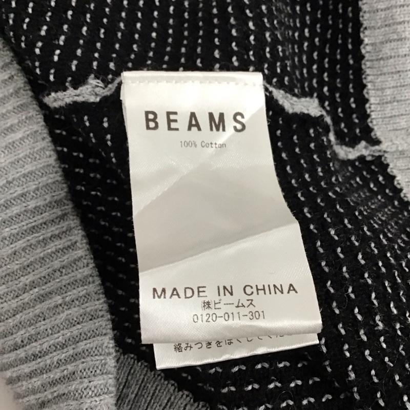 ビームス BEAMS ニット、セーター 長袖 長袖ニットカットソー クルーネック セーター S  灰 / グレー / gray メンズ USED 古着 中古 10156457