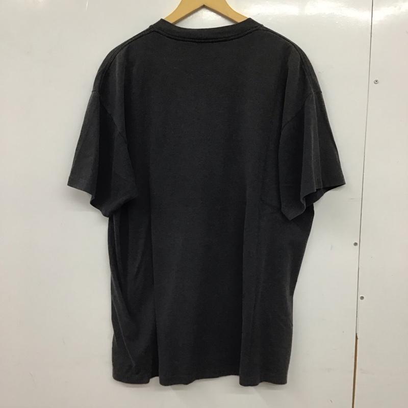 オニータ ONEITA Tシャツ 半袖 半袖カットソー プリントTシャツ クルーネックカットソー XL ロゴ、文字 ダークグレー / ダークグレー / メンズ USED 古着 中古 10156459