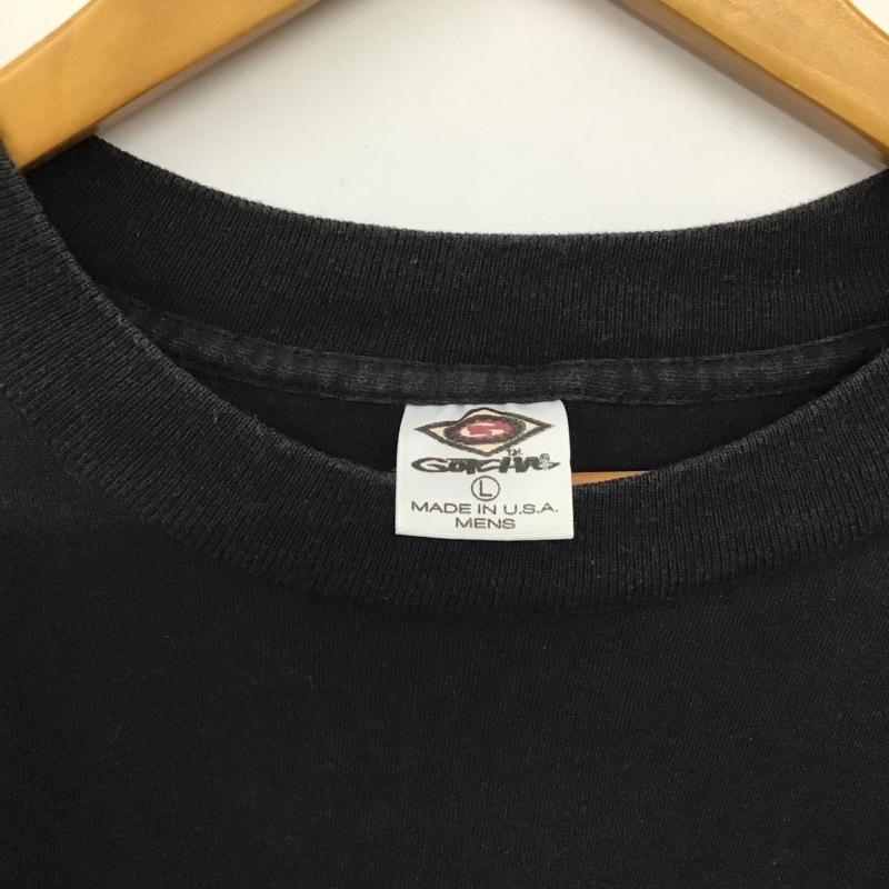 ガッチャ GOTCHA Tシャツ 半袖 半袖カットソー プリントTシャツ クルーネックカットソー L ロゴ、文字 ダークグレー / ダークグレー / メンズ USED 古着 中古 10156460